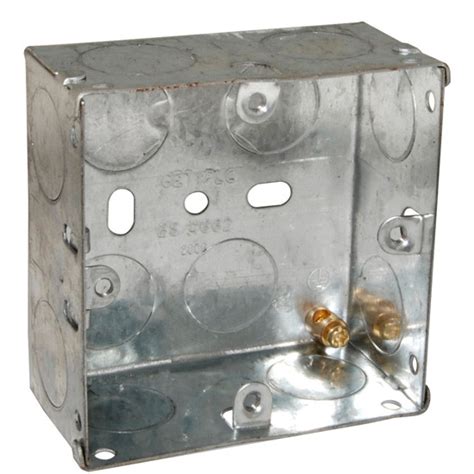 metal socket box|metal single gang back box.